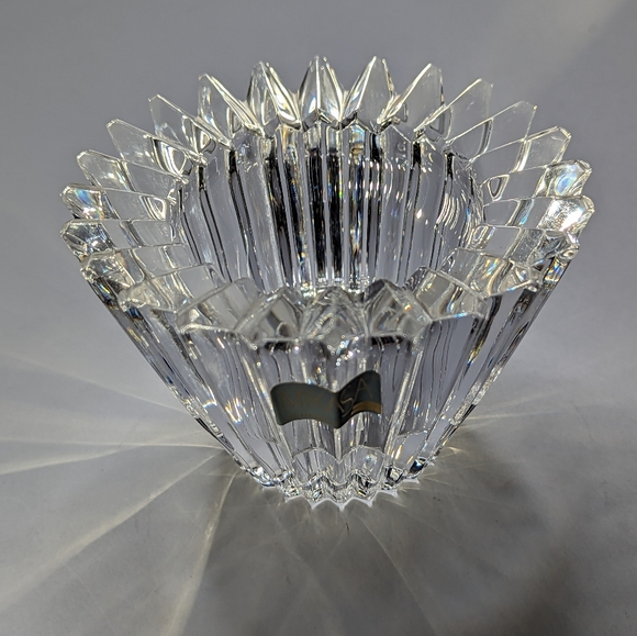 Mikasa Lead Crystal Tea Light Candle Holder Germany Absolutely Stunning Piece - Picture 2 of 11
